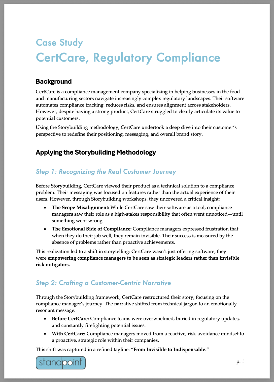 The CertCare case study